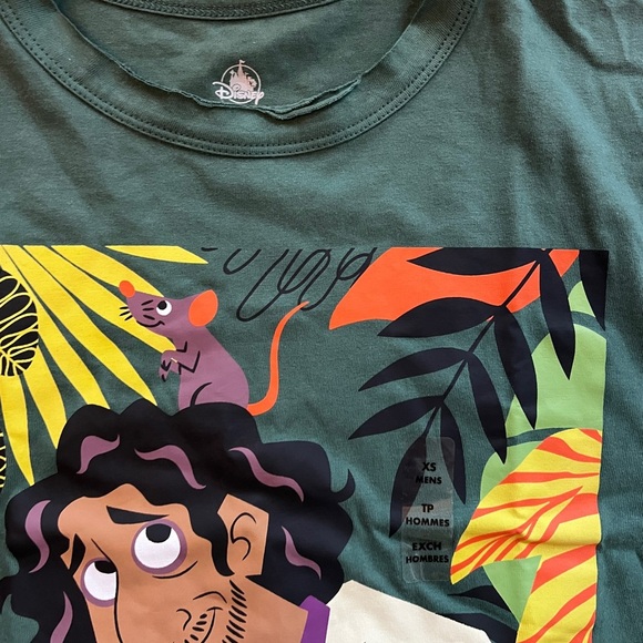 Women’s Disney Bruno Encanto Green Graphic T Shirt NWT Size XS - Picture 4 of 7